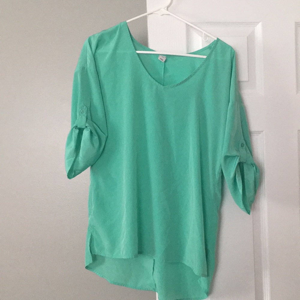 Small green Old Navy blouse